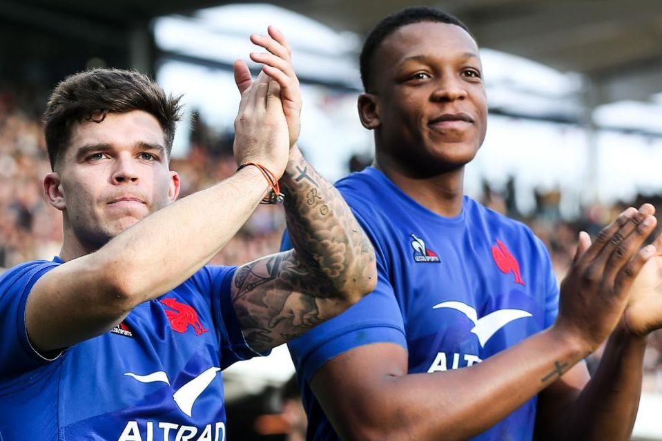 Matthieu Jalibert : “Nous avons la chance de connaître des moments incroyables en équipe de France tous les deux”