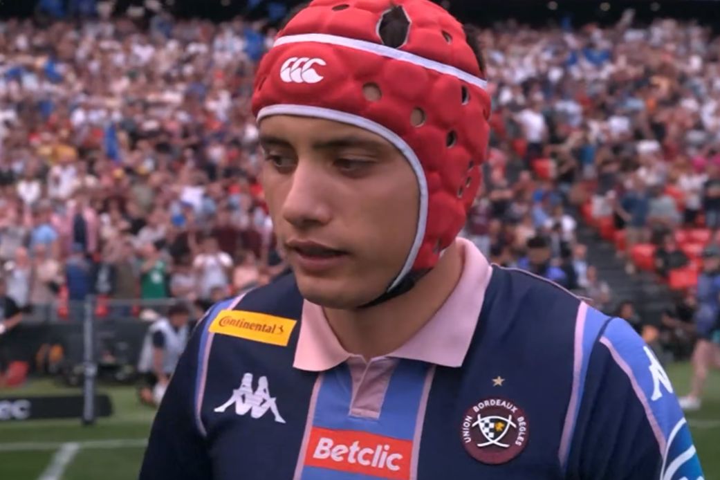 Louis Bielle-Biarrey : &ldquo;Entre jouer 10 en moins de 16 ans et jouer 10 &agrave; l&rsquo;ext&eacute;rieur en Top 14 face &agrave; Clermont, ce n&rsquo;est pas du tout la m&ecirc;me chose&rdquo;